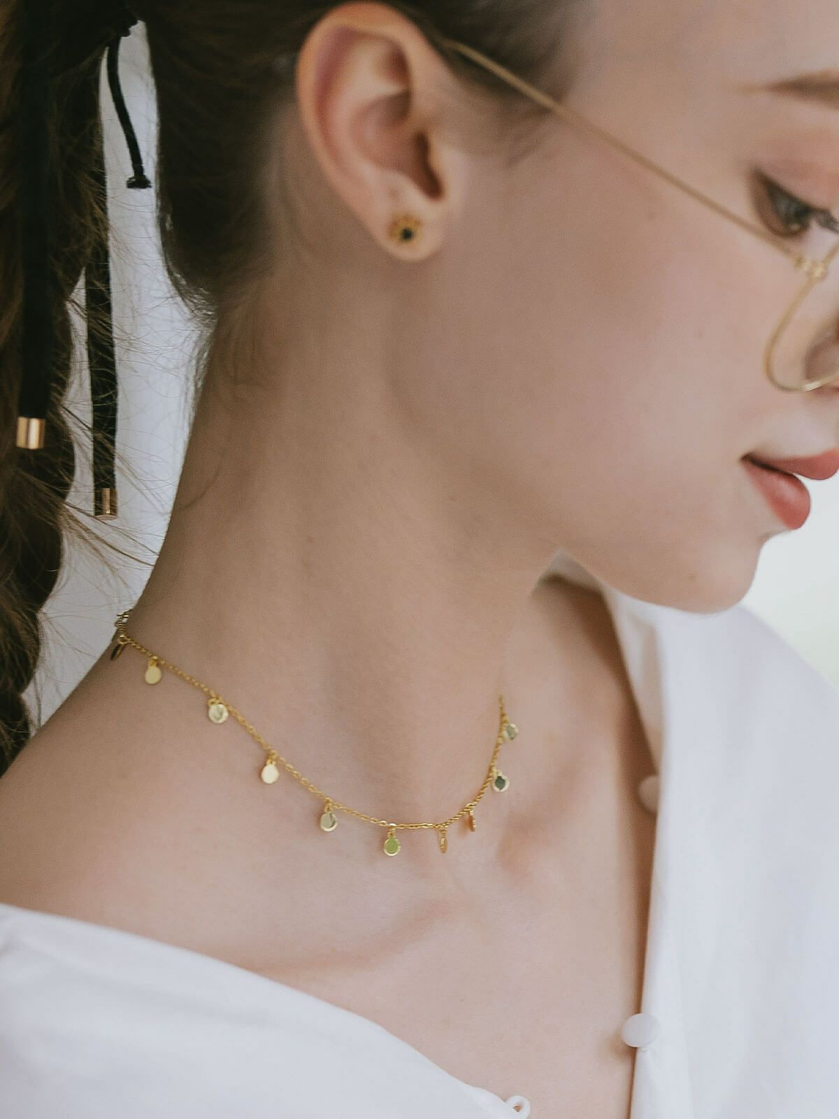 チョーカー ネックレス チェーン レディース メンズ カジュアル シンプル アレルギー 対応 【veliala-nk ヴェリアラ】 18金仕上げ ネックレス チェーンだけ 20代 30代 40代 50代 シルバー ゴールド ネックレス 普段使い 大人 シルバー925 シルバーチェーン