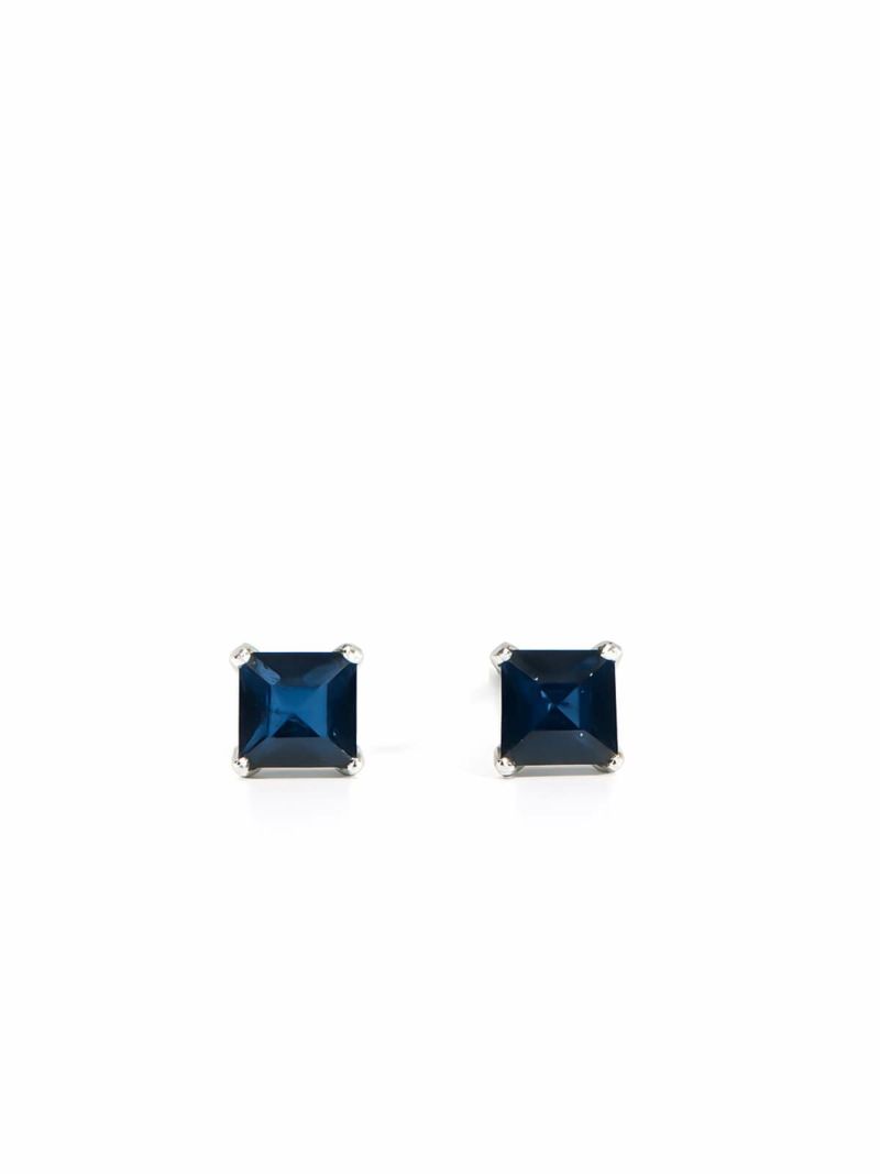 ピアス サファイヤ ブルー レディース プラチナ ブランド