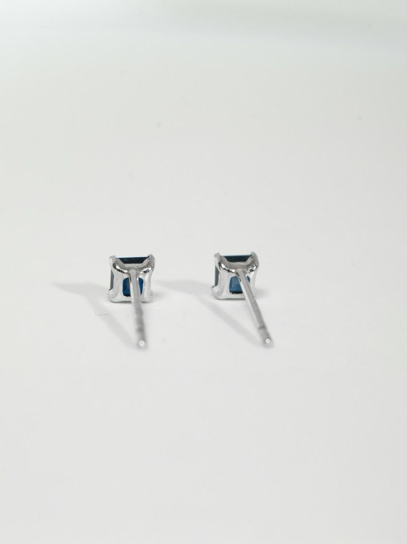 ピアス サファイヤ ブルー レディース プラチナ ブランド