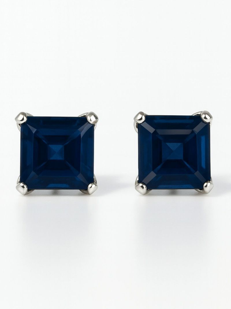 ピアス サファイヤ ブルー レディース プラチナ ブランド