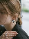 大ぶり ピアス レディース シンプル 大きめ ブランド【mirava ミラヴァ】