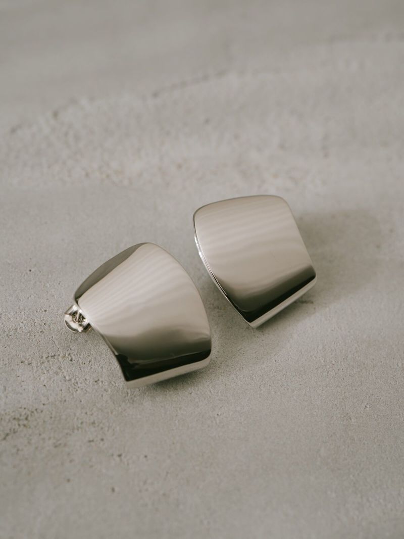 大ぶり ピアス レディース シンプル 大きめ ブランド【mirava ミラヴァ】