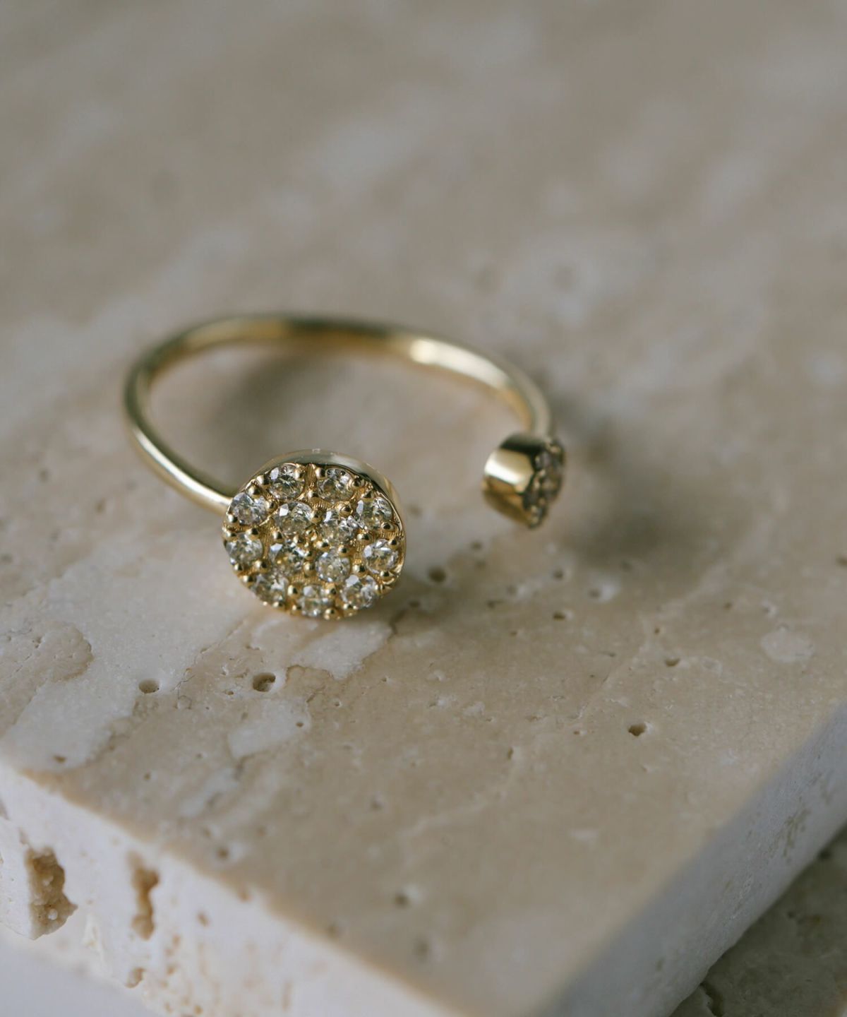 ピンキーリング k18 ダイヤ リング 指輪 ダイヤモンド 18金 シンプル 【thelaia-r テライア】 ダイヤモンドリング ファランジリング 関節リング 18k ゴールド 誕生石 レディース おしゃれ つけっぱなし 華奢 リング 重ね 付け 重ねづけ 繊細&#160;受注生産