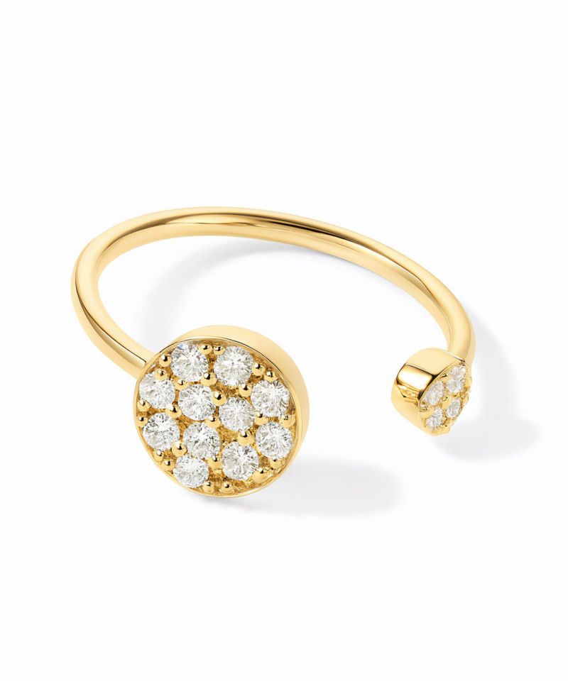 ピンキーリング k18 ダイヤ リング 指輪 ダイヤモンド 18金 シンプル 【thelaia-r テライア】 ダイヤモンドリング ファランジリング 関節リング 18k ゴールド 誕生石 レディース おしゃれ つけっぱなし 華奢 リング 重ね 付け 重ねづけ 繊細&#160;受注生産