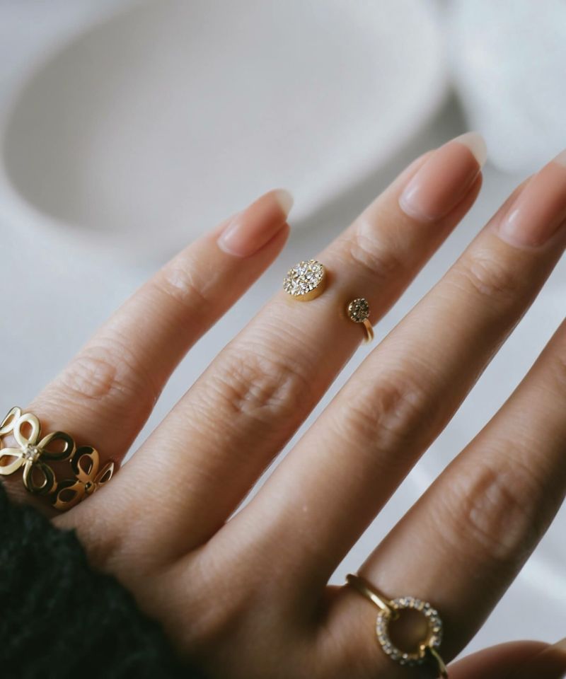 k18 ダイヤモンド 3号 0.19 0.16 ピンキーリング ピンキーリング k18 ダイヤ リング 指輪 ダイヤモンド【thelaia-r