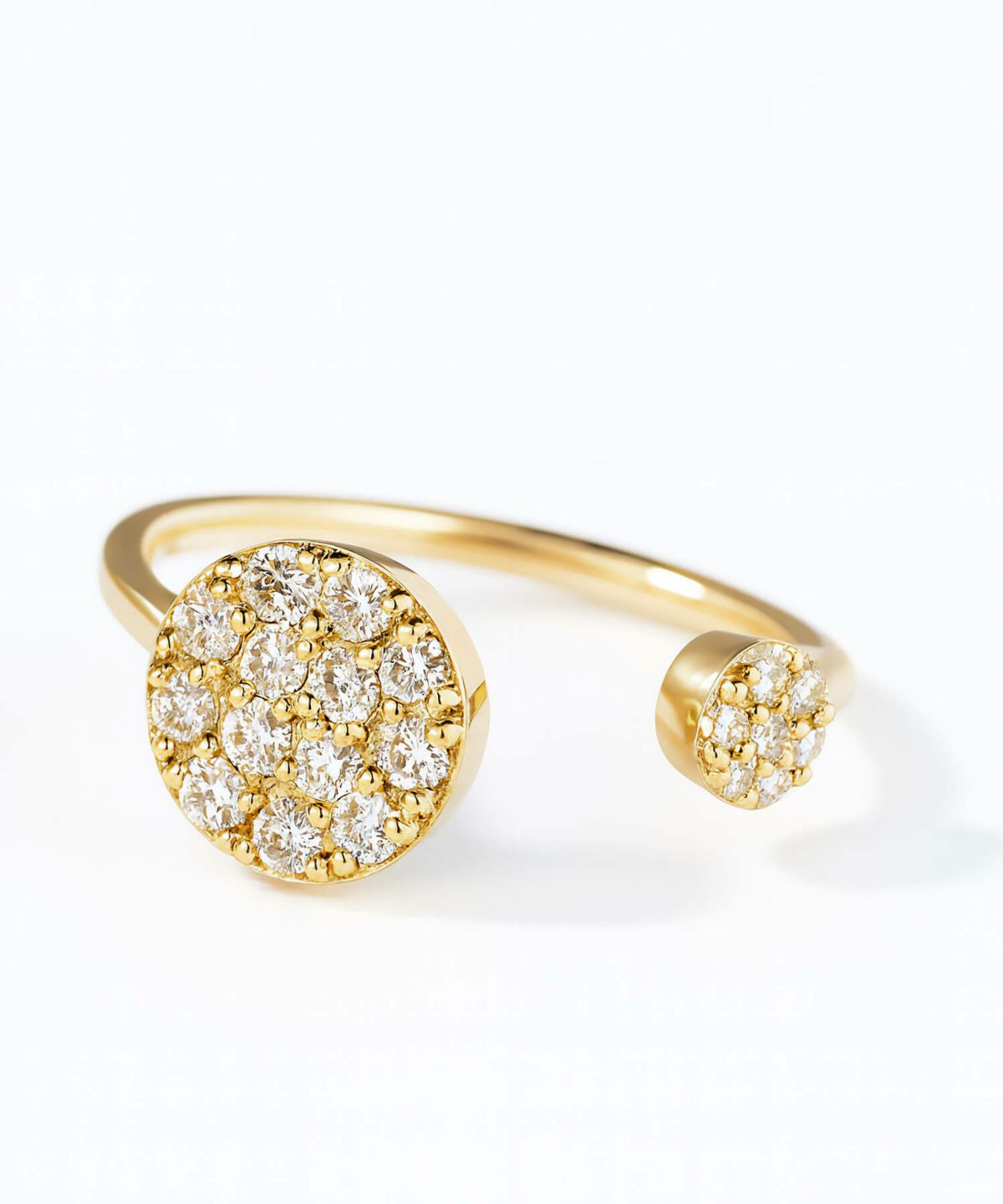 ピンキーリング k18 ダイヤ リング 指輪 ダイヤモンド 18金 シンプル 【thelaia-r テライア】 ダイヤモンドリング ファランジリング 関節リング 18k ゴールド 誕生石 レディース おしゃれ つけっぱなし 華奢 リング 重ね 付け 重ねづけ 繊細 受注生産