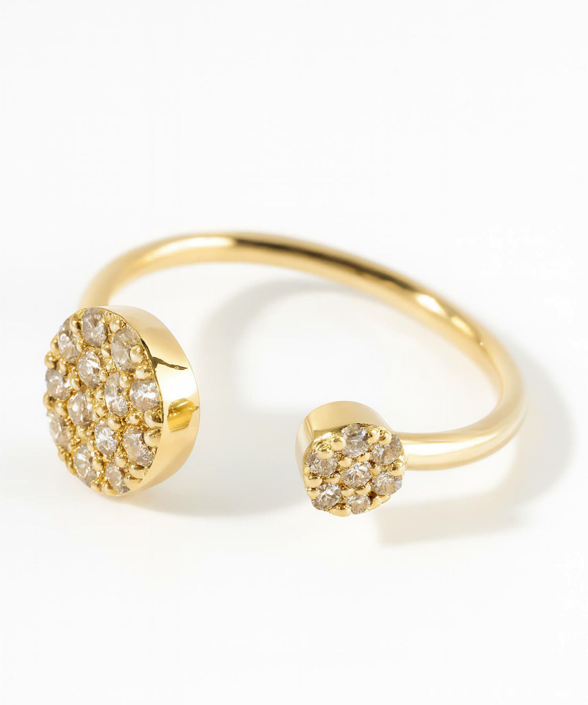 ピンキーリング k18 ダイヤ リング 指輪 ダイヤモンド 18金 シンプル 【thelaia-r テライア】 ダイヤモンドリング ファランジリング 関節リング 18k ゴールド 誕生石 レディース おしゃれ つけっぱなし 華奢 リング 重ね 付け 重ねづけ 繊細&#160;受注生産