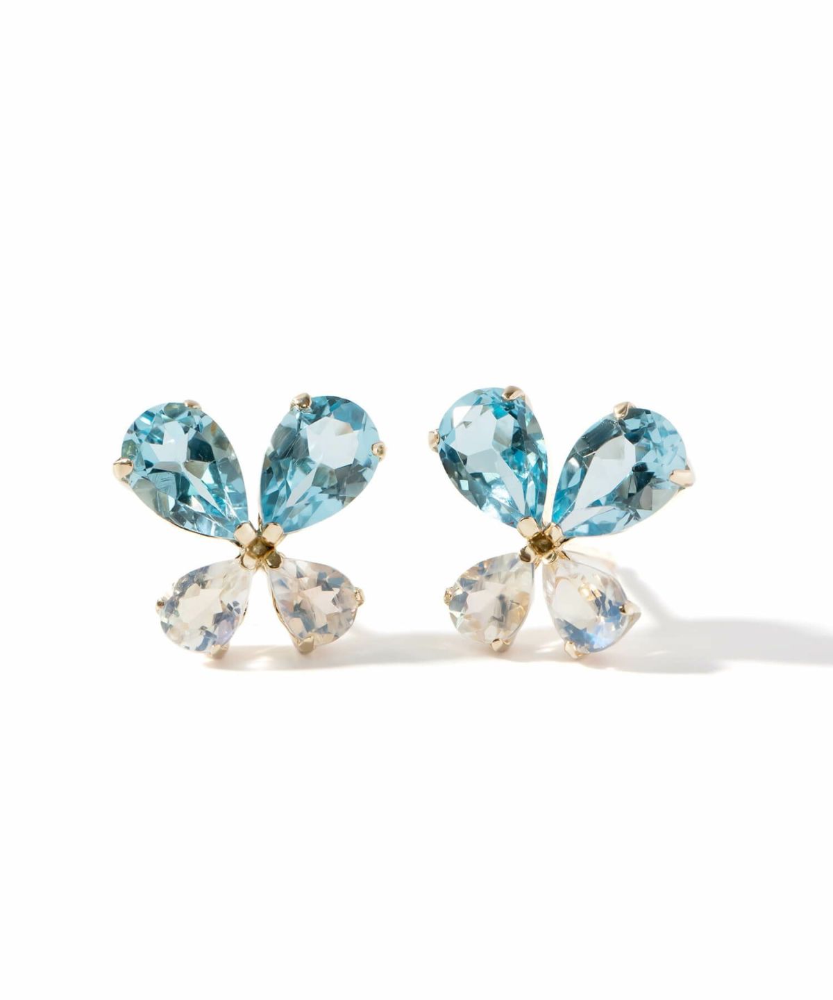 蝶 ピアス 10K 金属アレルギー 対応 【terra-papillon テラ・パピロン】 蝶々 バタフライ かわいい ピアス 10金 k10 色ーゴールド オパール 小さめ ピアス 小ぶり 大人 おしゃれ ピアス シンプル 小さい 誕生石 エレガント 石 パワーストーン お守り 繊細