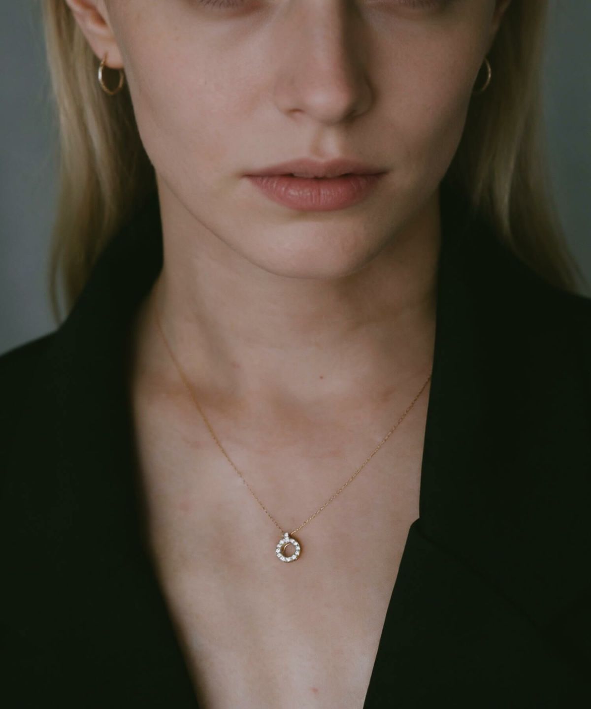 ゴールド １８K ダイヤモンド ネックレス レディース ブランド