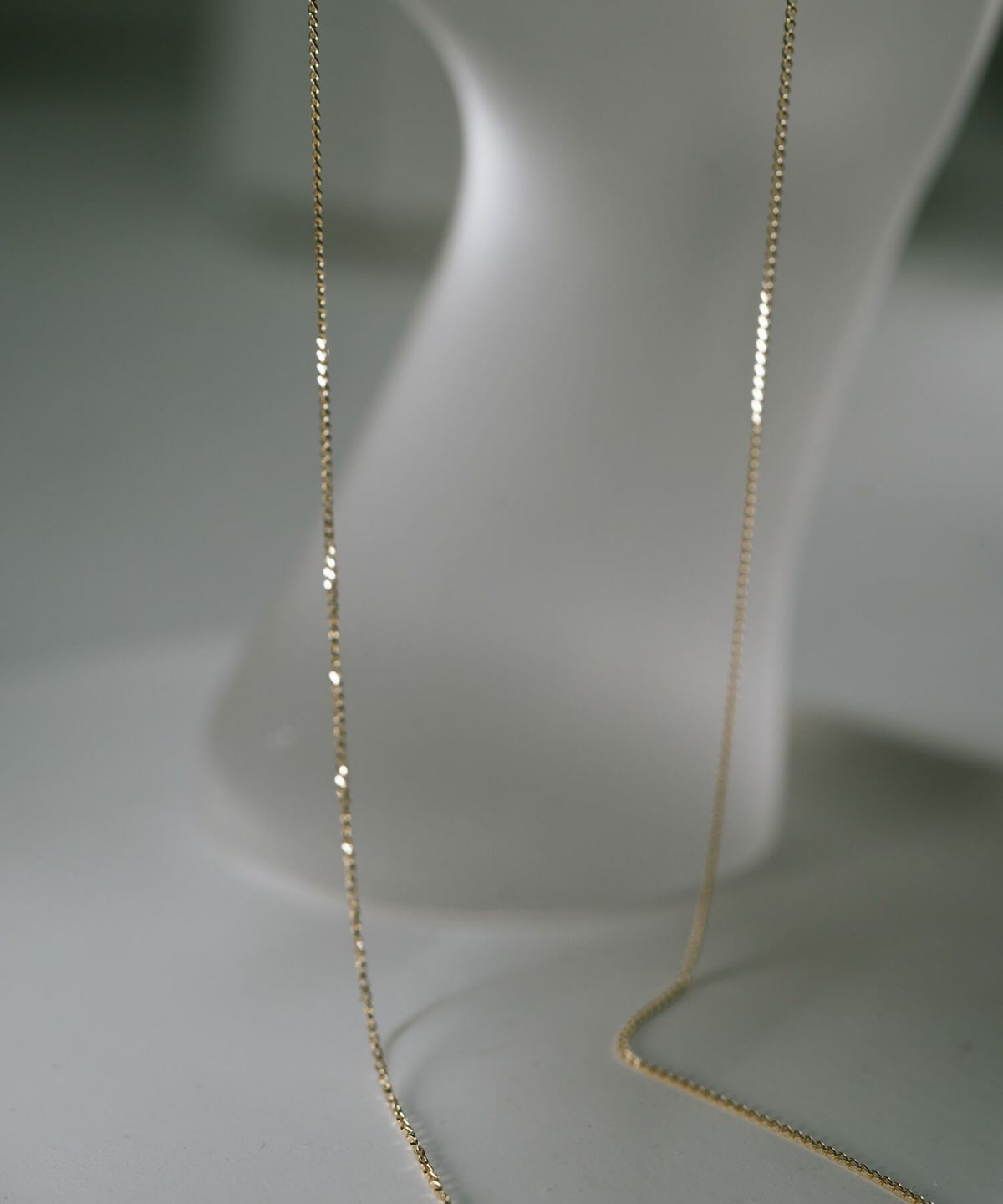 18金 ネックレス レディース  チェーン シンプル スキンジュエリー