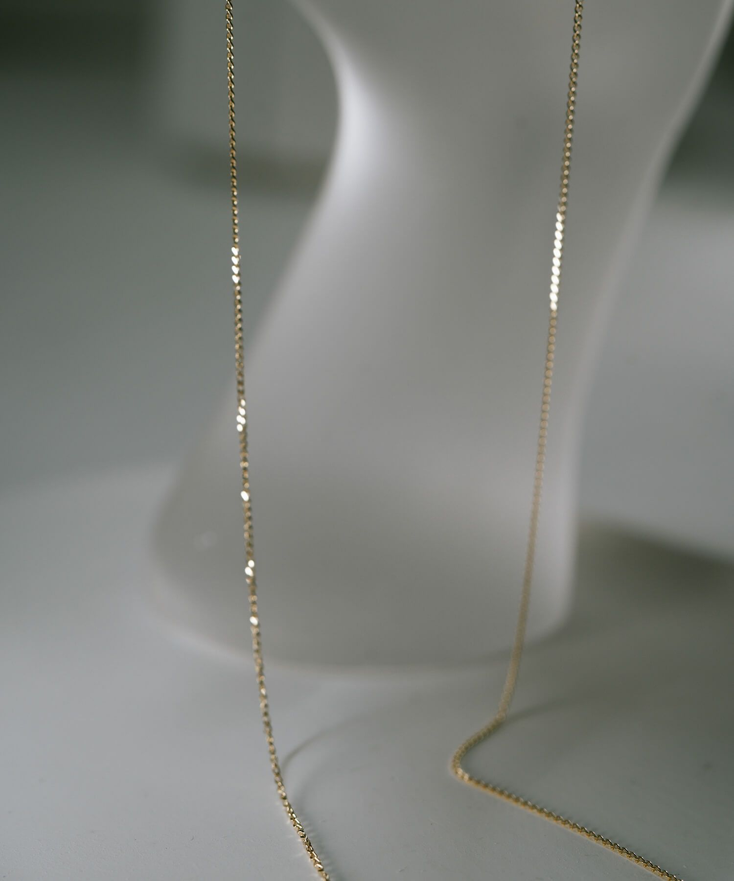 18金 ネックレス レディース  チェーン シンプル スキンジュエリー