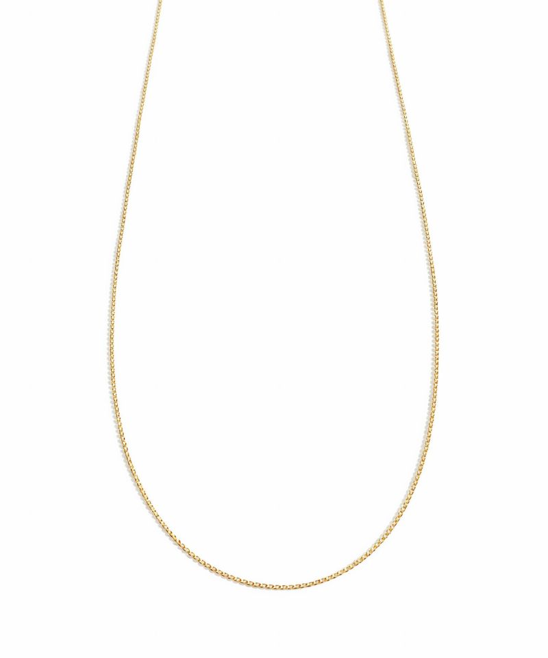 18金 ネックレス レディース  チェーン シンプル スキンジュエリー