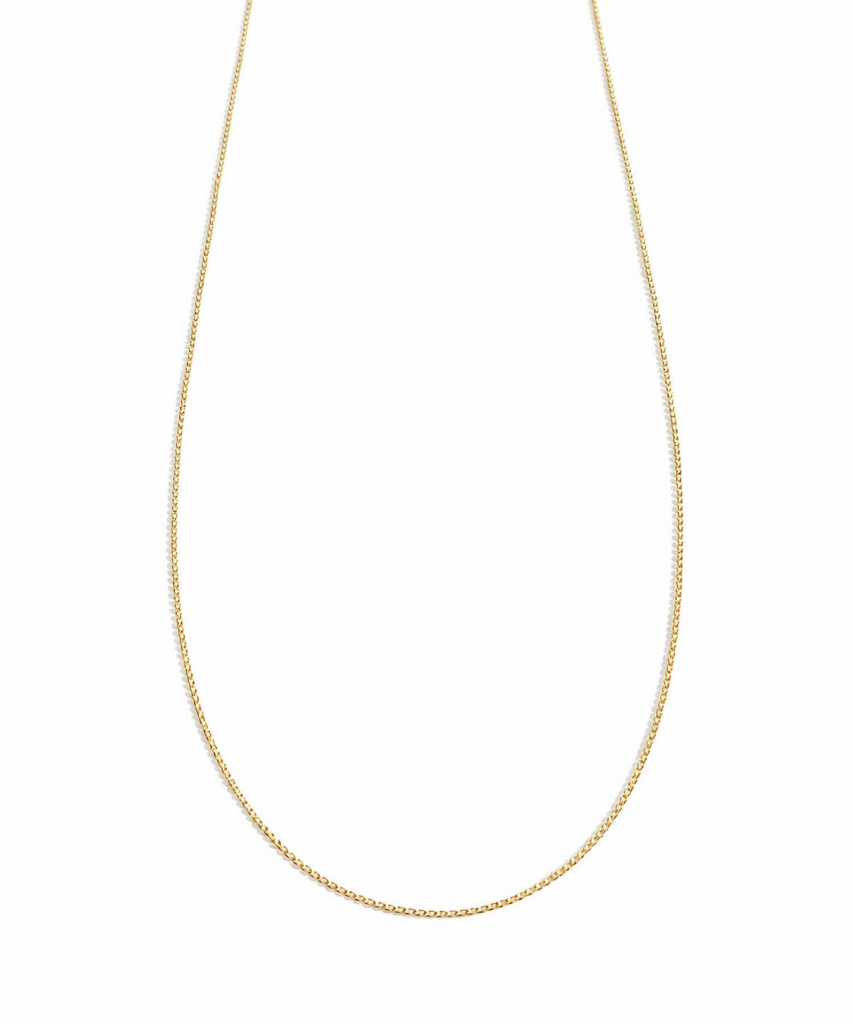 18金 ネックレス レディース  チェーン シンプル スキンジュエリー