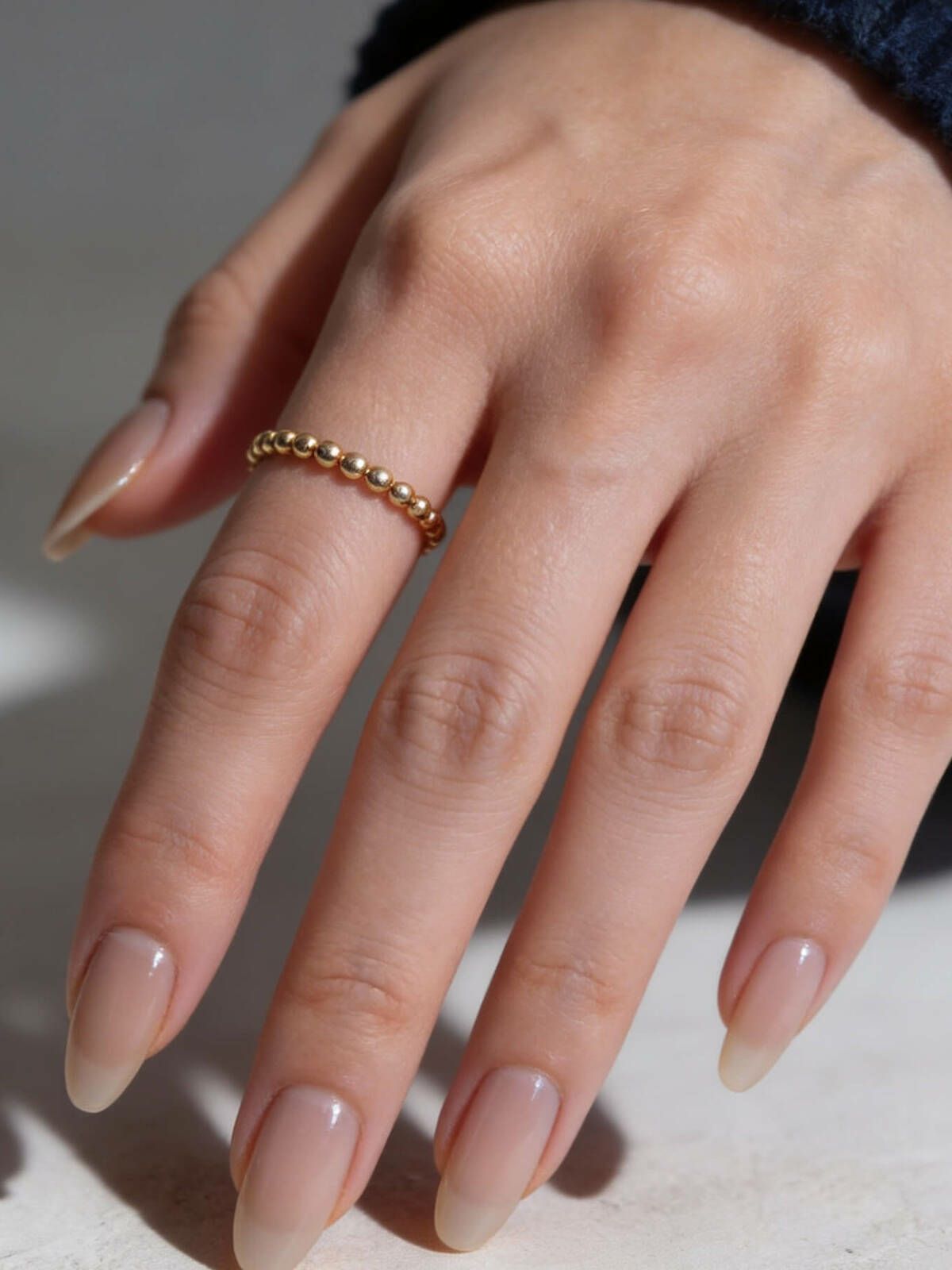 k10 リング 地金 指輪 レディース ゴールド 10金 シンプル 【milne ミルネ】 ミル打ち リング 10k ゴールド レディース 金属アレルギー対応 おしゃれ つけっぱなし 華奢 リング 重ね 付け 重ねづけ 繊細