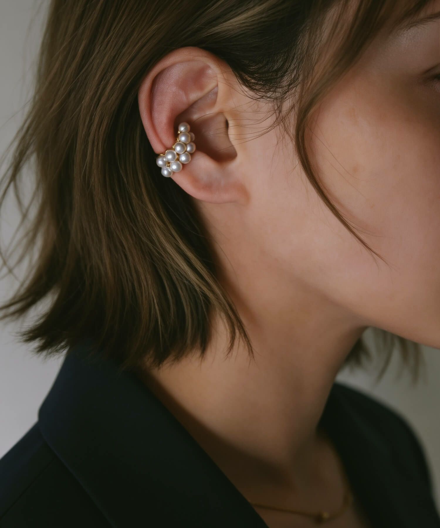 パール イヤーカフ レディース カジュアル フォーマル セレモニー
