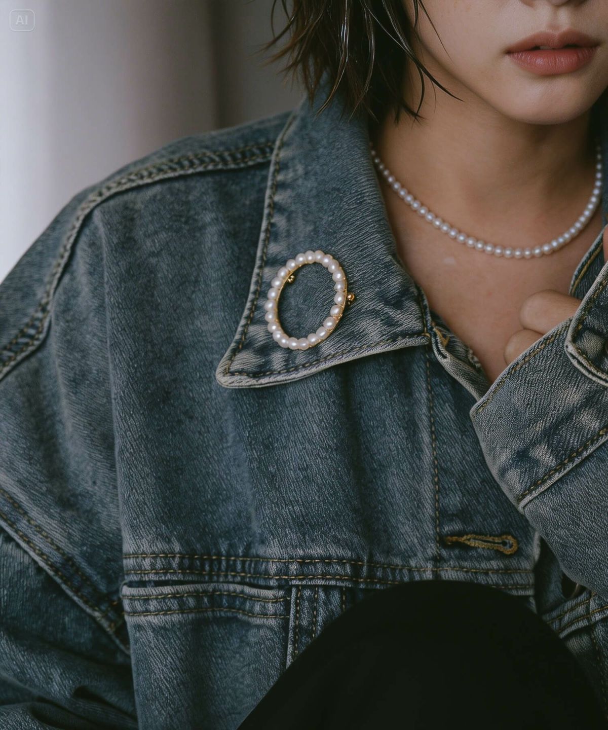 カジュアルコーデの"外し"に。